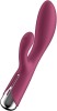 Satisfyer Spinning Rabbit 1 Red - obrotowy wibrator króliczek - Zdjęcie 1