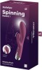 Satisfyer Spinning Rabbit 1 Red - obrotowy wibrator króliczek - Zdjęcie 4