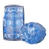 Fleshlight Quickshot Turbo Blue Ice Masturbator Męski Dwustronny TPE - Zdjęcie 1