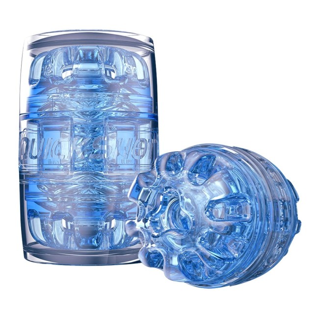 Fleshlight Quickshot Turbo Blue Ice Masturbator Męski Dwustronny TPE