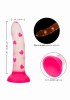 Dildo Calexotics Glow in The Dark Stick Heart  świecące w ciemności w serduszka - Zdjęcie 7