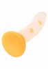 Dildo Calexotics Glow in The Dark świecące w ciemności w grzybki - Zdjęcie 2