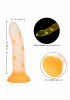Dildo Calexotics Glow in The Dark świecące w ciemności w grzybki - Zdjęcie 9