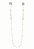 Taboom Nipple Play Tweezers Pearl & Deluxe Chain zaciski na sutki z łańcuszkiem - Zdjęcie 5