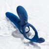 HoneyPlayBox Pleasure Pivot Blue - pierścień na penisa, stymulator łechtaczki i krocza - Zdjęcie 6