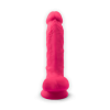 SilexD Dildo z przyssawką różowe 7``  17,6 cm - Zdjęcie 5