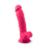 SilexD Dildo z przyssawką różowe 7``  17,6 cm - Zdjęcie 7