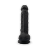 SilexD Dildo z przyssawką czarne 7`` 17,6 cm - Zdjęcie 5