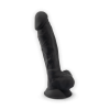 SilexD Dildo z przyssawką czarne 7`` 17,6 cm - Zdjęcie 6