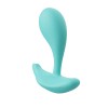 HoneyPlayBox OLY 2  Wibrator do noszenia ze stymulacją łechtaczki i punktu G z aplikacją wykrywającą nacisk, turkusowy - Zdjęcie 4