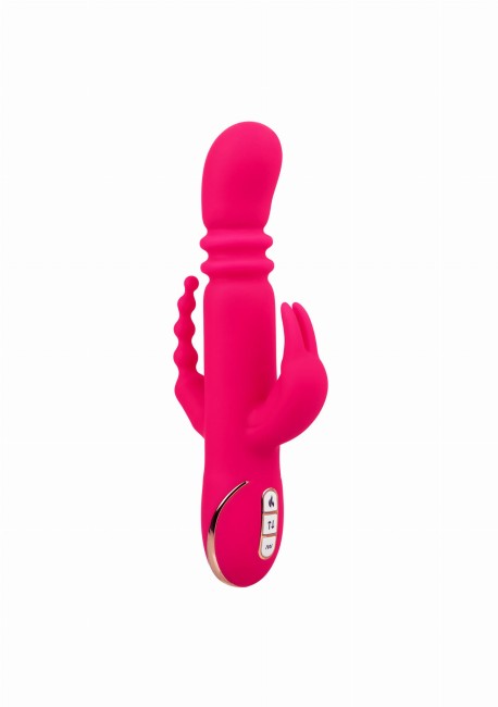CalExotics Jack Rabbit Triple Fantasy wibrator króliczek 3 strefy USB