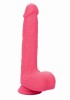 CalExotics dildo wibrujące z funkcją pchnięć silikonowe 17 cm USB tryby - Zdjęcie 1
