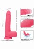 CalExotics dildo wibrujące z funkcją pchnięć silikonowe 17 cm USB tryby - Zdjęcie 6