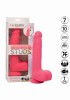 CalExotics dildo wibrujące z funkcją pchnięć silikonowe 17 cm USB tryby - Zdjęcie 7