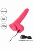 CalExotics dildo wibrujące z funkcją pchnięć silikonowe 17 cm USB tryby - Zdjęcie 8