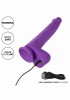 CalExotics wibrujące dildo posuwisto rotacyjne fioletowe - Zdjęcie 8