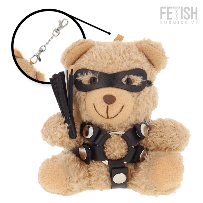 Fetish Submissive TED Teddy bear Pluszowy miś BDSM z breloczkiem prezent