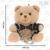 Fetish Submissive YOGI  Teddy Bear Miś Pluszowy BDSM z brelokiem prezent - Zdjęcie 4