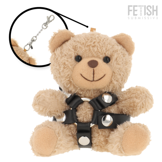 Fetish Submissive BONGO Teddy Bear Miś Pluszowy BDSM z brelokiem prezent
