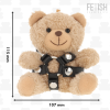 Fetish Submissive BONGO Teddy Bear Miś Pluszowy BDSM z brelokiem prezent - Zdjęcie 6