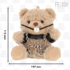 Fetish Submissive FOZZIE Teddy Bear Miś Pluszowy BDSM z brelokiem prezent - Zdjęcie 2