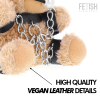 Fetish Submissive FOZZIE Teddy Bear Miś Pluszowy BDSM z brelokiem prezent - Zdjęcie 5