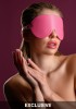 Taboom Malibu Opaska na Oczy BDSM Różowa Skóra PU Blindfold Bondage - Zdjęcie 2