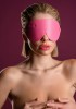 Taboom Malibu Opaska na Oczy BDSM Różowa Skóra PU Blindfold Bondage - Zdjęcie 4