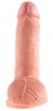King Cock 7" Dildo z jądrami i przyssawką 17,8cm - Zdjęcie 2