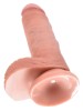 King Cock 7" Dildo z jądrami i przyssawką 17,8cm - Zdjęcie 3