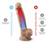 SilexD Dildo z przyssawką cieliste 17,6 cm - Zdjęcie 2