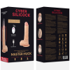 Cyber Silicock - Realistyczne dildo Master Huck + pilot 20.9cm - Zdjęcie 3