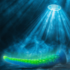 Epic - Scylla fluorescencyjne cienkie dildo z mackami 30cm - Zdjęcie 9