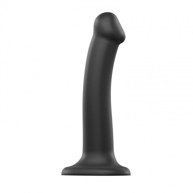 Strap On Me Elastyczne Dildo czarne M
