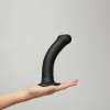 Strap On Me Elastyczne Dildo czarne M - Zdjęcie 5
