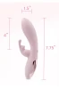 Blush - Morgan Pink - energiczny wibrator króliczek - Zdjęcie 7