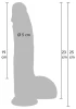 Hidden Desire Realistyczne Dildo Silikonowe 23 cm - Zdjęcie 10