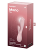 Satisfyer Mono Flex - elastyczny wibrator króliczek sterowany aplikacją - jasnoróżowy - Zdjęcie 4