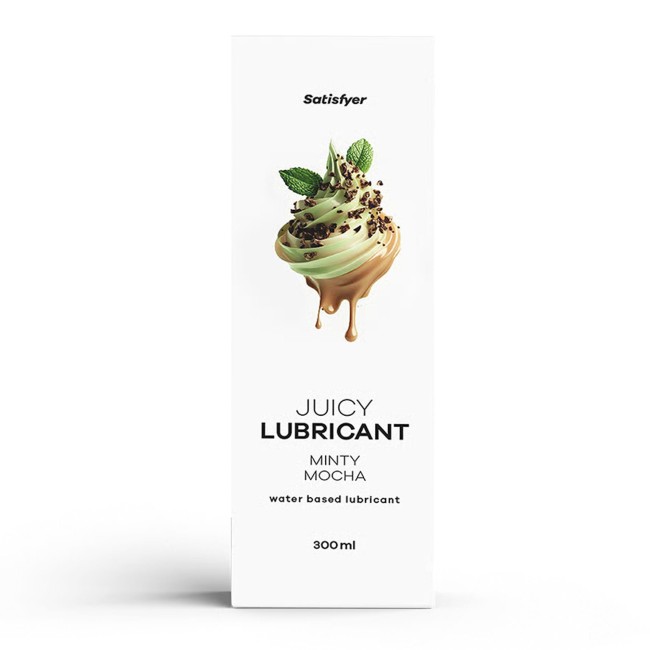 Satisfyer Minty Mocha - Lubrykant na bazie wody o aromacie mięty z nutą mokki 300ml
