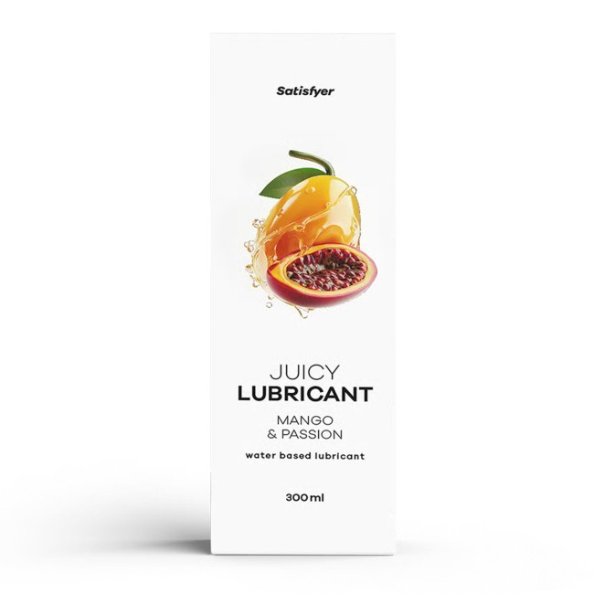 Satisfyer Mango & Passion - Lubrykant na bazie wody o tropikalnym aromacie mango i marakui 300ml