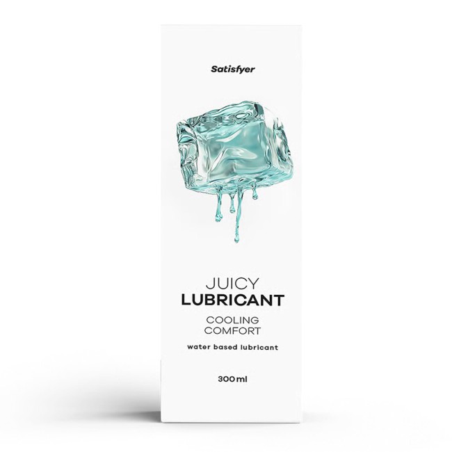 Satisfyer Cooling Comfort - Chłodzący lubrykant na bazie wody o aromacie mięty 300ml