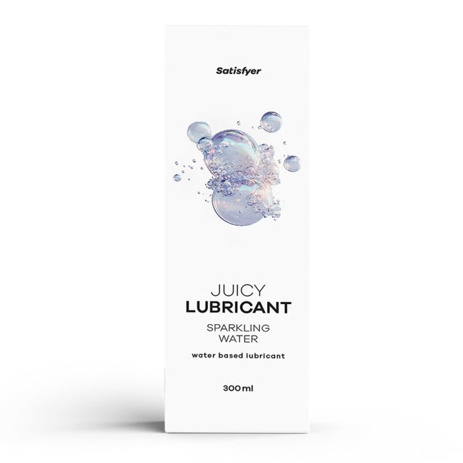 Satisfyer Sparkling Water - Lubrykant z musującym twistem 300ml
