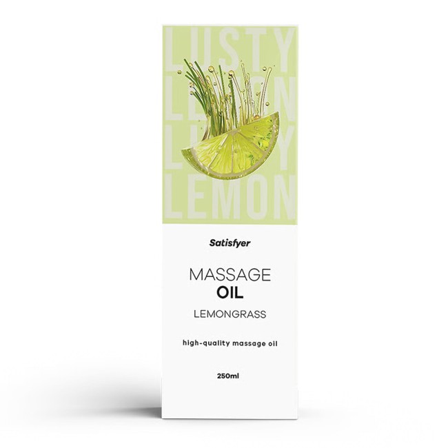 Satisfyer Lemongrass – Olejek do masażu o zapachu trawy cytrynowej 250ml