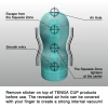 Tenga Deep Throat Cup COOL edition - masturbator męski - Zdjęcie 2