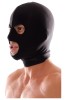 Maska czarna kominiarka BDSM Spandex 3 Hole Hood Black - Zdjęcie 3