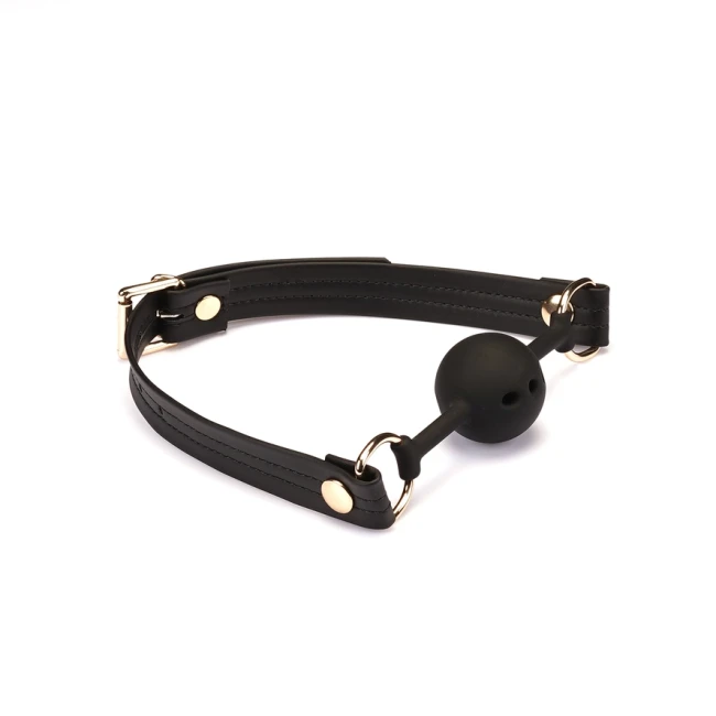Liebe Seele knebel Black Organosilicon Ball Gag