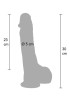 Hidden Desire Realistyczne Dildo Silikonowe 28 cm - Zdjęcie 9