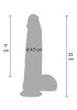 Hidden Desire Realistyczne Dildo Silikonowe 21 cm - Zdjęcie 8