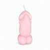 Świeczka PENIS mała -  na wieczór panieński - różowa - Zdjęcie 2