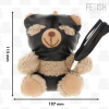Fetish Submissive LUNO Teddy Bear Miś Pluszowy BDSM z brelokiem prezent - Zdjęcie 3